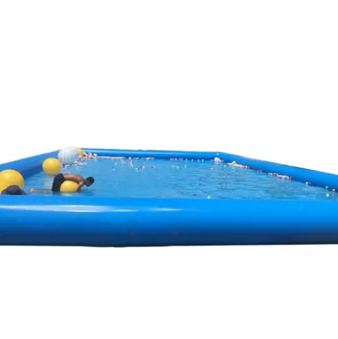 Banfluxion Inflatable Family Pool 315x315x26in with 800W Blowers Blue