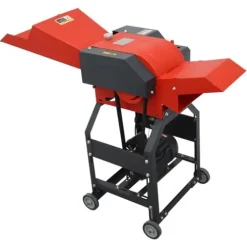 Banfluxion 220V 4-Blade Hay Cutter Pulverizer Red