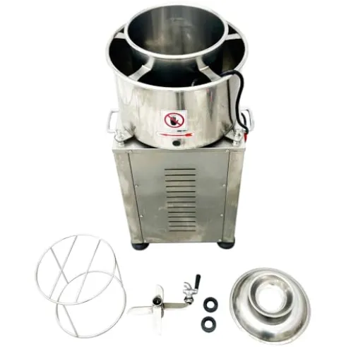 Banfluxion 110V 2.2KW Commercial Meatball Beater Electric Food Processor Silver