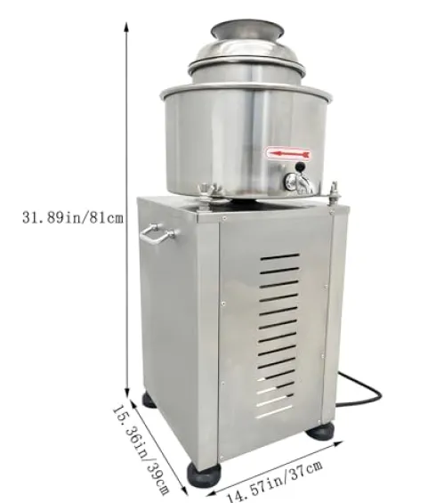 Banfluxion 110V 2.2KW Commercial Meatball Beater Electric Food Processor Silver