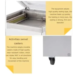 Banfluxion 110V Single Chamber Vacuum Packaging Machine 900W Silver