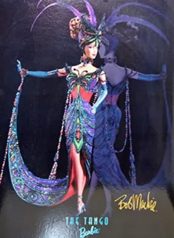 Barbie Bob Mackie The Tango Doll Purple/Fuchsia/Lime Green/Turquoise