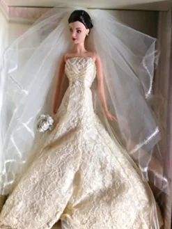 Barbie Carolina Herrera Collector Designer Brunette Bride Platinum Label