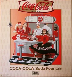 Barbie Coca-Cola Soda Fountain Playset (Dolls Not Included)