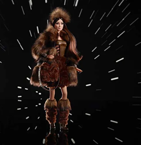 Barbie Collector Star Wars Chewbacca Doll Brown
