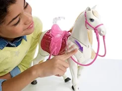 Barbie Dream Horse & Doll Blonde White