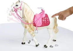 Barbie Dream Horse & Doll Blonde White