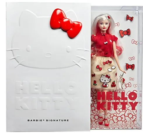 Barbie Hello Kitty Fashion Doll Red