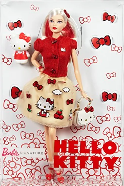 Barbie Hello Kitty Fashion Doll Red