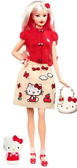 Barbie Hello Kitty Fashion Doll Red