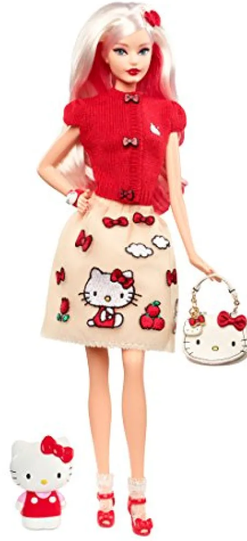 Barbie Hello Kitty Fashion Doll Red
