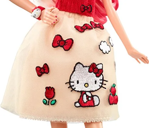 Barbie Hello Kitty Fashion Doll Red