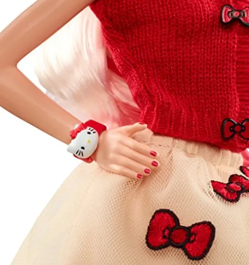 Barbie Hello Kitty Fashion Doll Red