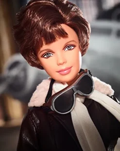 Barbie Inspiring Women Series Amelia Earhart Doll Brown