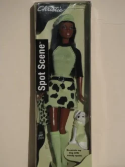 Barbie Spot Scene African American Christie Doll Black (2001)