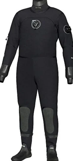 Bare D6 HD Pro Drysuit Medium Tall Black