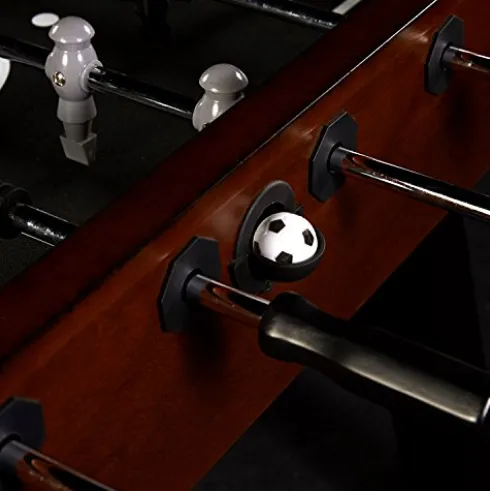 Barrington Billiards 56″ Allendale Collection Foosball Table Dark Wood Brown/Black