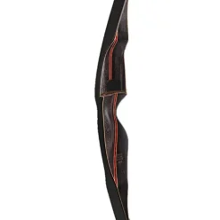 Bear Archery Fred Super Grizzly Recurve 45 lbs LH Black Maple-Red Stripe