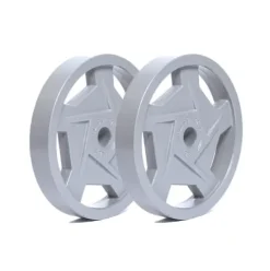 Bells of Steel Cast Iron Weight Plates – Mighty Grip Olympic Weight Plates Gray