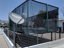 Best Trampoline USA Galactic Xtreme Rectangle Trampoline 10×17 with Net Enclosure