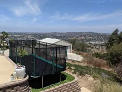 Best Trampoline USA Galactic Xtreme Rectangle Trampoline 10×23 with Net Enclosure