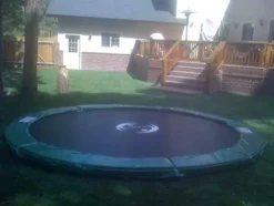 Best Trampoline USA Galactic Xtreme 14 FT Round Trampoline with Net Enclosure