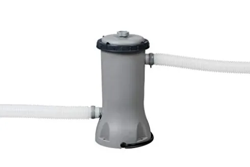 Bestway Power Steel Above Ground Pool Set White/Gray
