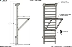 Beyond Balance Stall Bar Training Tower with Adjustable Pull-Up Dip Bar Attachment – Beech Rungs