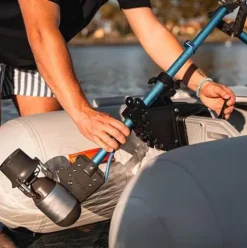 Bixpy K-1 Outboard Kit Electric Marine Trolling Motor with 378 Wh Battery