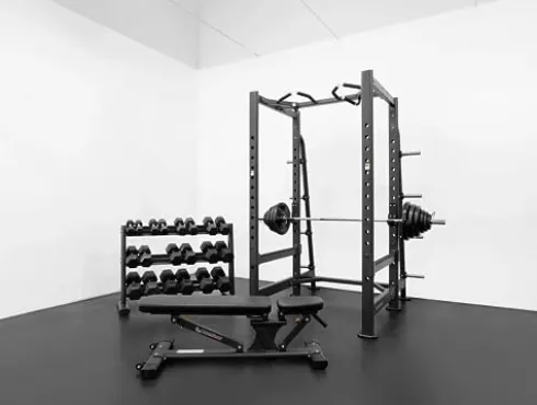 BK BodyKore BodyKore Garage Gym Package Black, Silver