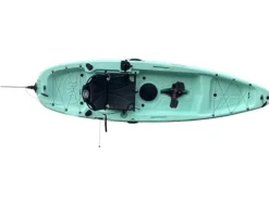 BKC Brooklyn 10.0 Single Pedal Sit On Top Fishing Kayak Teal