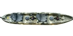 BKC Brooklyn 13.0 Tandem Modular Pedal Kayak Green Camo