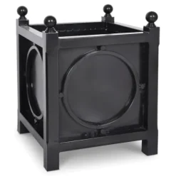 Black Iron Planter Black