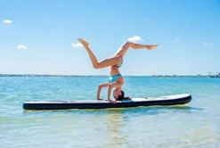 Blue Water Toys Inflatable Stand Up Paddle Board Kit Black