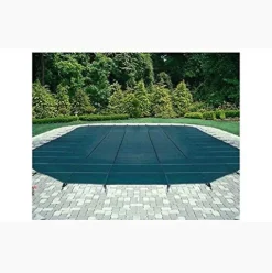 Blue Wave Arctic Armor Mesh Rectangular Safety Cover 18ft x 36ft Green