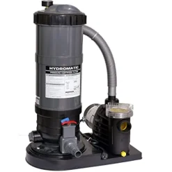 Blue Wave Cartridge Filter System 1 HP Pump Black