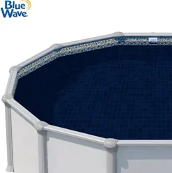 Blue Wave Heavy Gauge Canyon Overlap Pool Liner 30-FT Blue