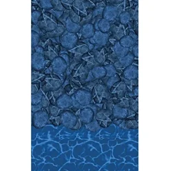 Blue Wave Heavy Gauge Pebble Unibead Pool Liner 33-FT Blue