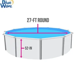 Blue Wave Heavy Gauge Steel Wall Pool Liner 27-FT Mangalore Mosaic