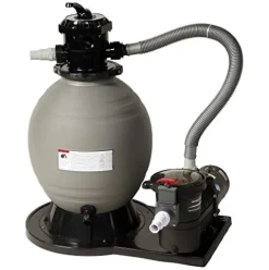 Blue Wave 22-Inch Sand Filter System with 1-1/2 HP Pump Black
