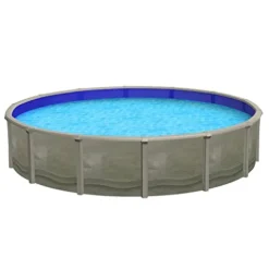 Blue Wave Mangalore 52″ Round Mosaic Heavy Gauge Unibead Liner Blue