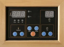 Blue Wave 3-Person Corner Carbon Infrared Sauna