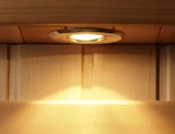 Blue Wave 3-Person Corner Carbon Infrared Sauna