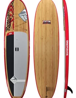 Boardworks Triton Recreational Stand Up Paddleboard Bamboo/Black