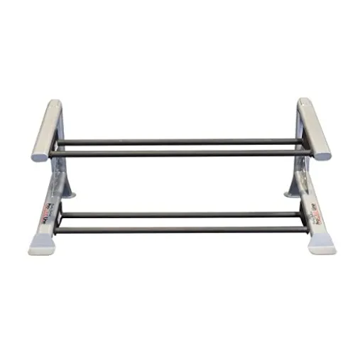 Body-Solid Pro Clubline 2-Tier Medicine Ball Rack Grey/Black