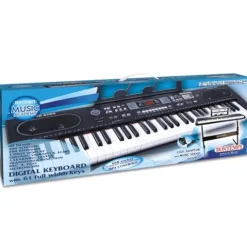 Bontempi Full Size Keyboard with Legs & USB Connection Multi-Color