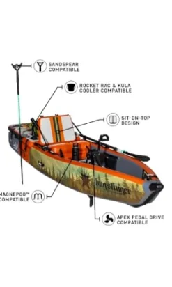 BOTE Lono Aero Inflatable Kayak Convertible Stand Up Paddle Board Bug Slinger Backwater
