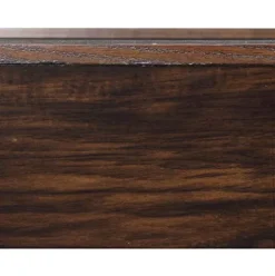 BOWERY HILL Shuffleboard Table Brown Blue Red