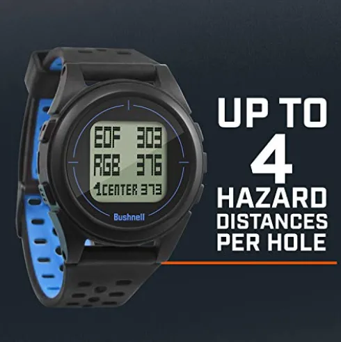 Bushnell 368850 Neo Ion 2 Golf GPS Watch Large Black/Blue