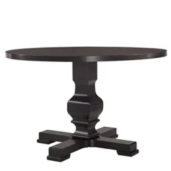 Carolina Chair & Table Carson 47″ Round Pedestal Dining Table Espresso